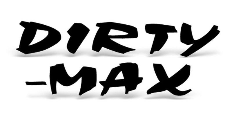 Dirty max duramax vinyl windshield decal sticker chevy dirtymax 4x4 diesel 37"