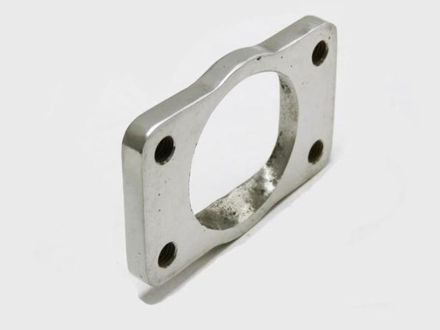 Obx flange stainless steel 2.5" inlet transtion to t3