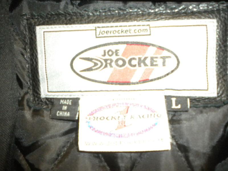NEW!! Joe Rocket Sonic Biker Leather Jacket LG , US $200.00, image 2