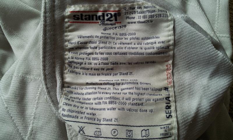 Stand 21 Racing suit, US $500.00, image 3