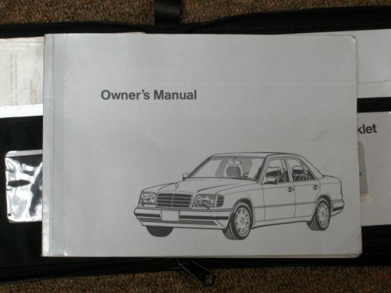 Original  owners manual  for  1994  mercedes  benz  e320, 420, 500