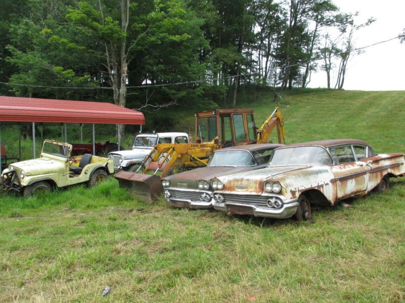 1958 Chevy Bel Air - White 2dr Coupe Great for restoration, US $2,500.00, image 6