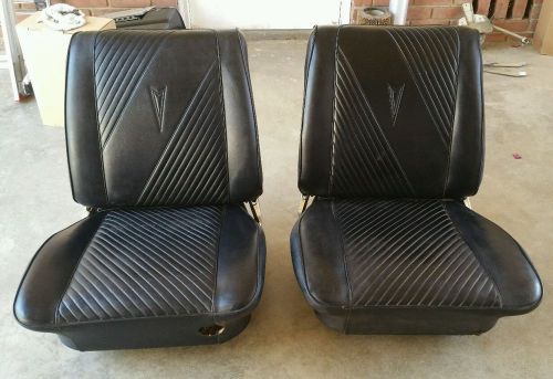 64 65 gto original bucket seats chevelle skylark cutlass 66 67 68 black interior