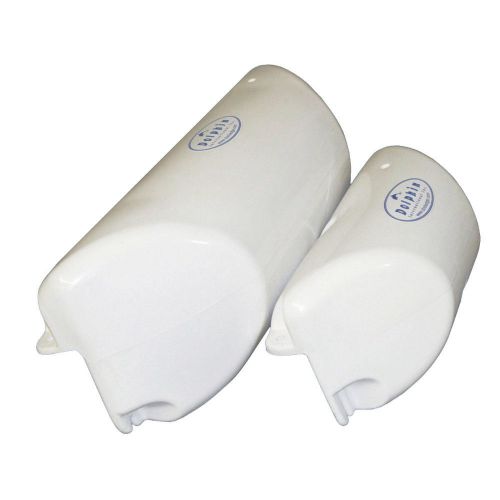 Dock edge 1062-w-f dolphin dockside bumper 8.5 x 24  white