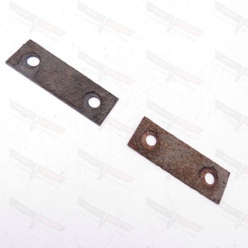 Corvette oem header bar reinforcement inner skirt mount plate pair 1968-1982