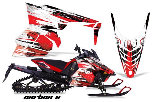 Amr racing yamaha viper graphic kit snowmobile sled wrap decal 13-14 carbon x r