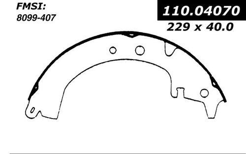 Centric 111.04070 brake pad or shoe, rear-preferred new brake shoes