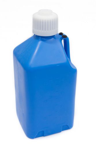 Scribner plastic blue plastic square 5 gal utility jug p/n 2000b