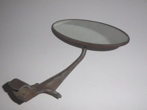 Vintage lincoln rear view mirror &amp; bracket - p/n: 06h17684 - free shipping