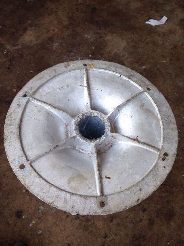 Boat seat pedestals 17" aluminum~12" base~238714 used