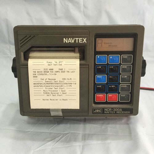 Jrc ncr300a navtex receiver. free shipping. made in japan