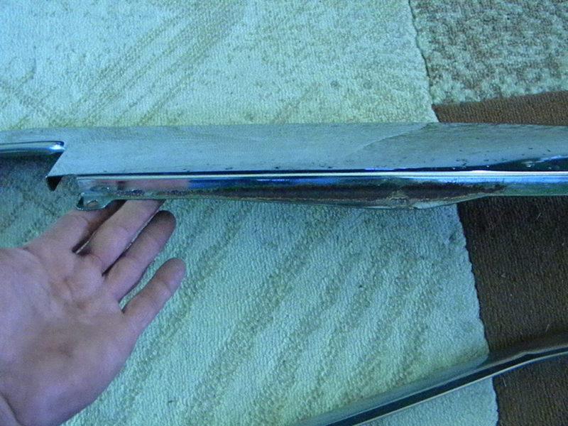 59 BUICK 4 DOOR ELECTRA TWO PIECE HOOD CHROME,BOTH PIECES, US $125.00, image 9