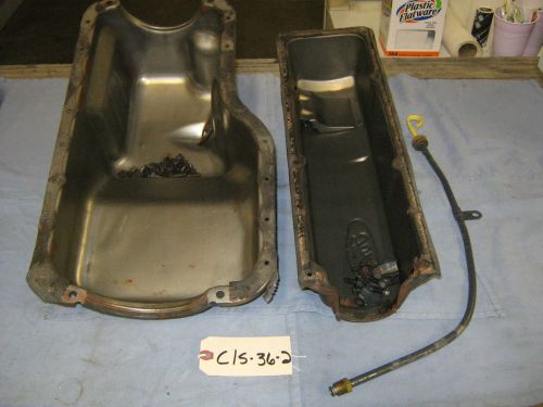 Omc cobra 2.3l oil pan, valve cover 0913622 and 0986384 lot c/s-36-2 freshwater
