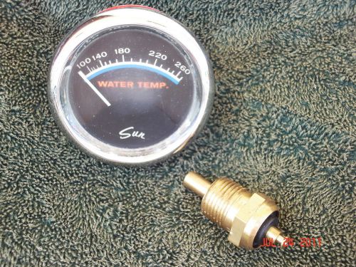 Sun wt-260 temp gauge sending unit new 1/2 inch npt, gm style!!!!