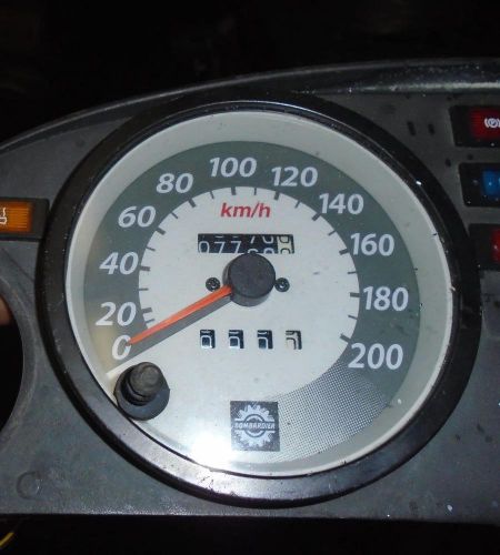 2001 600 skidoo brake speedo gauge