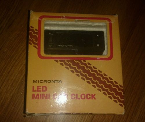 Micronta 63-833 led mini car clock never installed