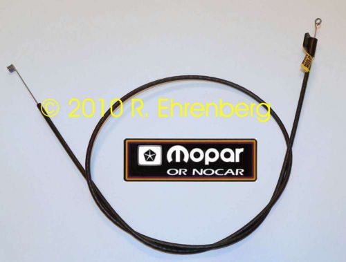 Nos mopar cuda-challenger temp. control cable non-a/c dodge plymouth e-body
