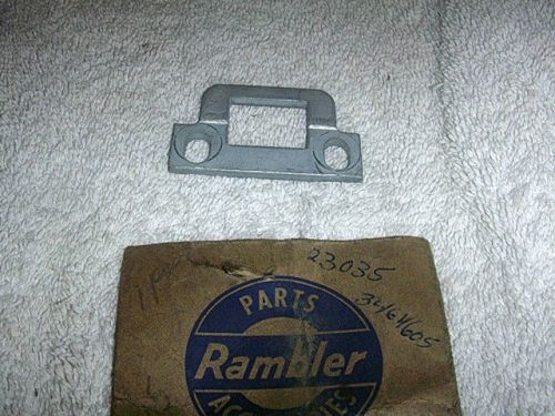 1961 amc rambler american station wagon lift gate latch striker plate nos