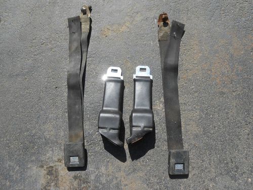 1978 international ih scout ii original black front bucket seat seatbelts