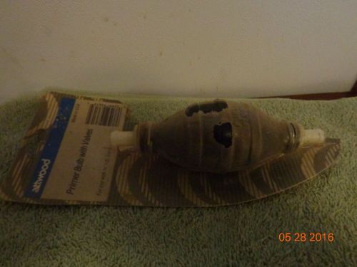 Attwood low perm primer bulb for use with 1/4-inch fuel line hose