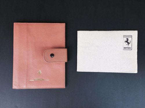 Ferrari 212 inter 250 mm 340 mexico 342 america handbook manual schedoni pouch