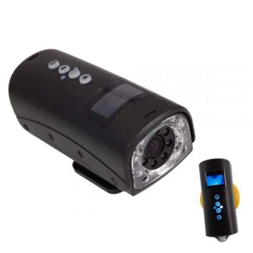 Vm27 hornet led night vision 120°wide viewing angle car camera recorder black