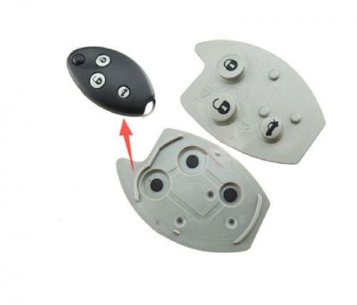 3 button replacement remote rubber keypad for citroen sega remote key shell case