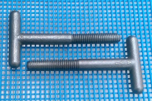 1934-1939 chevy &amp; gm fuel tank tee bolts 3/8"-16 thread, 3-3/4"long for gas tank