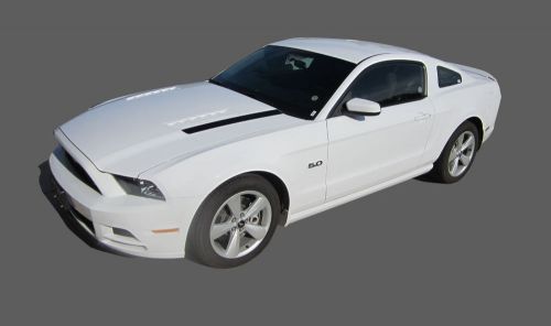 2013-2014 ford mustang hood stripes decals spears vinyl graphics stickers