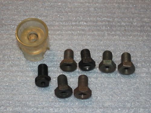 Aviation/aircraft tools egg cup drill stand with 7 assorted drill bushings