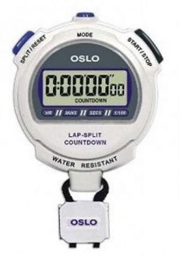 Robic oslo silver 2.0 stopwatch p/n 67744 multi-mode countdown timer racing joes