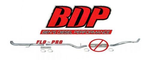 Flo pro 5&#034; dpf delete exhaust 11-15 6.6l lml duramax 664nm
