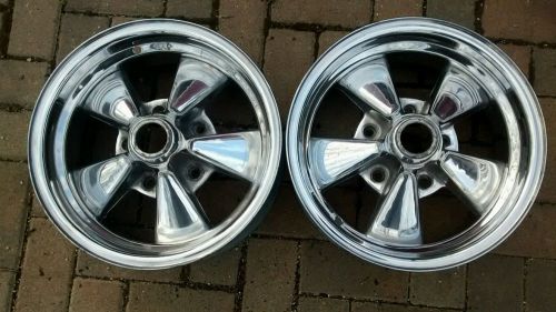 Vintage 1960&#039;s original 14x6  mickey thompson challenger wheels gasser rat rod