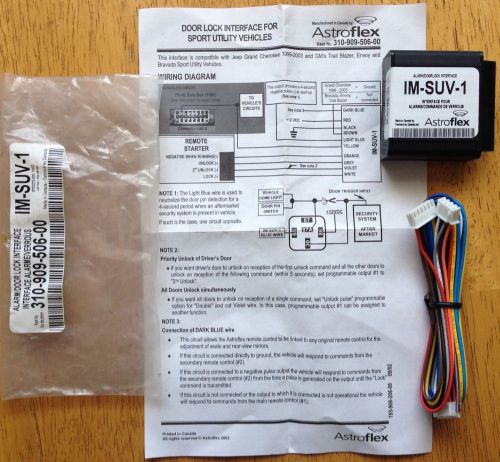 Gmc envoy chevrolet trailblazer bravada door lock interface 310-909-520 new!