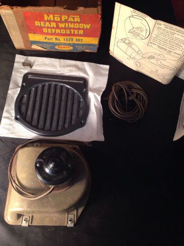 Nos dodge mopar  accessories rear window defroster rare vintage part no 1523 382