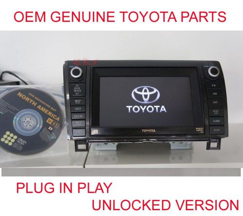 861200c330 genuine toyota 2010~2013 sequoia tundra jbl dvd navigation changer