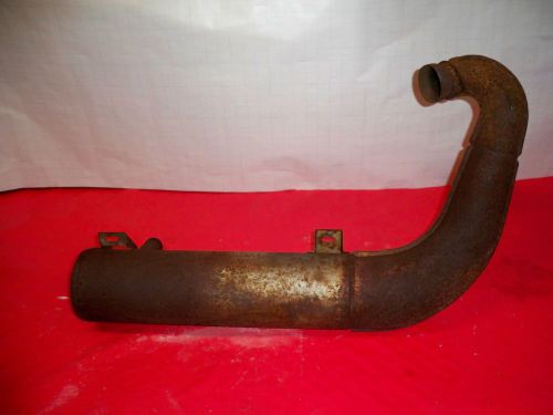 Vintage sno-jet sst astro  kawasaki intriguer inviter  exhaust muffler pipe