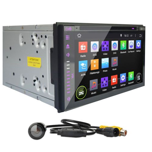 Ehotch 1080p hd 7" 2din android 4.4 car dvd player gps radio 3g wifi ipod+camera