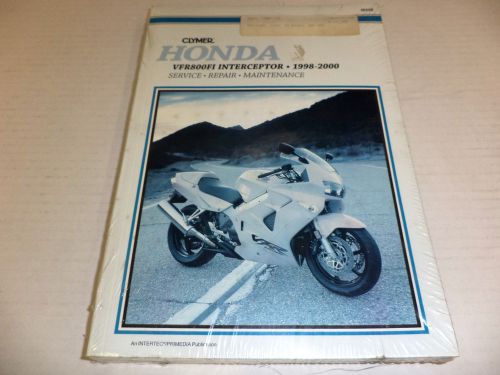 Genuine honda owner's manual vfr800fi interceptor 1998-2000