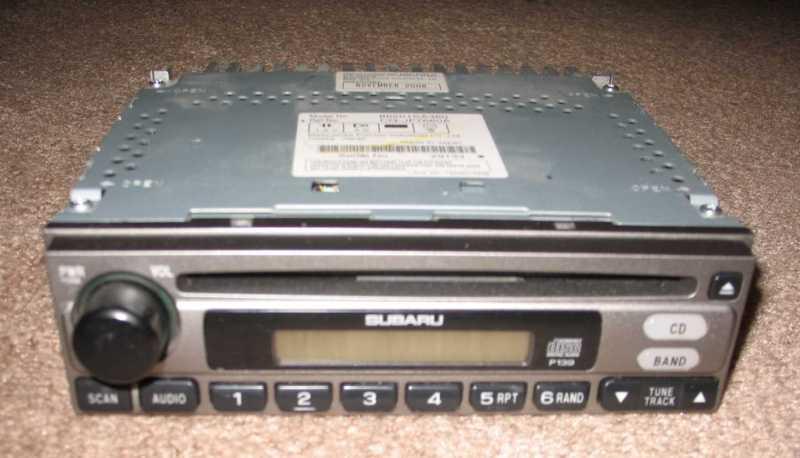 04-08 subaru forester radio cd player 86201sa360 oem *