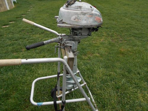 Vintage 2.5 hp 1940s johnson outboard  mod hd 25 sea horse classic antique nice