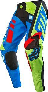 Fox racing 360 divizion 2016 mx/offroad pants blue/yellow