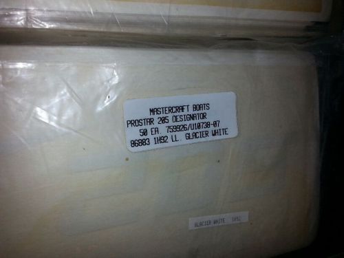 Mastercraft prostar 205 decal pair (2) oem 759926 glacier white