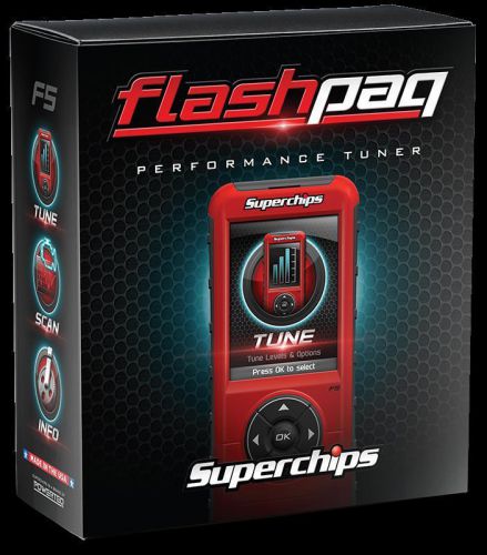 Superchips flashpaq tuner 99-15 chevy/gmc gas &amp; diesel 2845 guaranteed unlocked