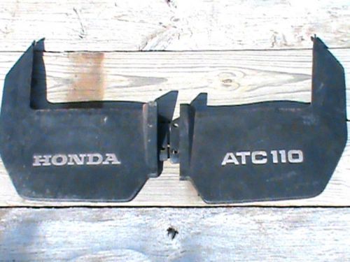 83-85 honda atc110 rear fender mud flaps left &amp; right splash guards