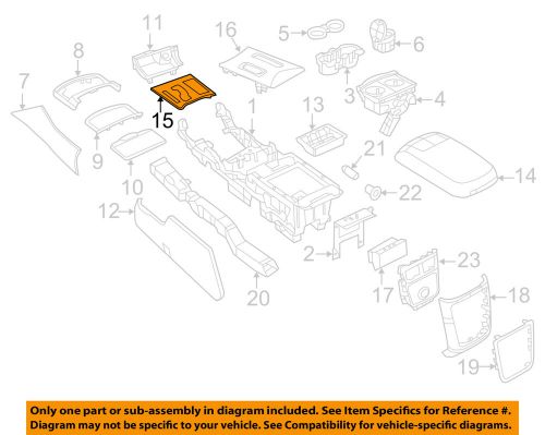 Dodge chrysler oem 11-13 charger console-shift plate 1jq55aaaae