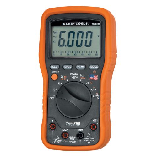 Purchase Klein Tools MM6000 Electrician's/HVAC TRMS Multimeter in