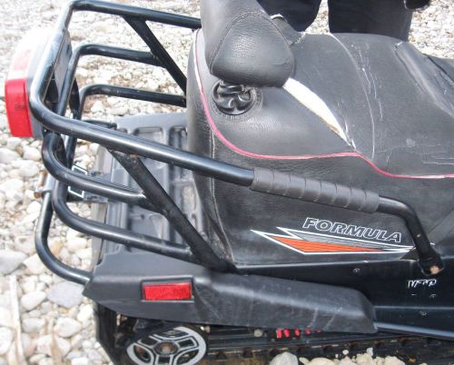 Bombardier skidoo 1992 formula mx 470 rear rack with hand warmers