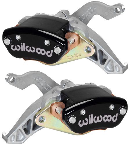 Wilwood mc4 mechanical parking brake calipers,black,.81&#034; wide discs,left &amp; right
