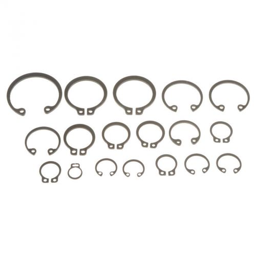 External retaining ring assortment - 1/4 in.-1" (6.3mm-25.4mm) - dorman# 49899